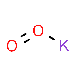 ChemSpider 2D Image | (oxo-$l^{3}-oxidanyl)potassium | KO2