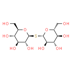 ChemSpider 2D Image | beta-D-Glucopyranosyl 1-thio-beta-D-glucopyranoside | C12H22O10S