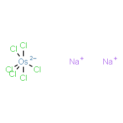 ChemSpider 2D Image | SODIUM HEXACHLOROOSMIATE(IV) | Cl6Na2Os