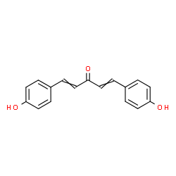 ChemSpider 2D Image | 1,5-Bis(4-hydroxyphenyl)-1,4-pentadien-3-one | C17H14O3