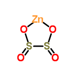 InChI=1/H2O4S2.Zn/c1-5(2)6(3)4;/h(H,1,2)(H,3,4);/q;+2/p-2/rO4S2Zn/c1-5-3-7-4-6(5)2