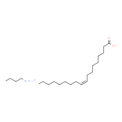 ChemSpider 2D Image | 1-Butanaminium (9Z)-9-octadecenoate | C22H45NO2
