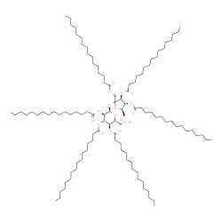 ChemSpider 2D Image | 1,3,4-Tri-O-palmitoyl-beta-D-fructofuranosyl 2,3,4-tri-O-palmitoyl-alpha-D-glucopyranoside | C108H202O17