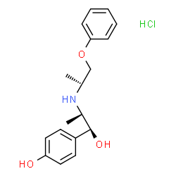 ChemSpider 2D Image | Isoxsuprine hydrochloride | C18H24ClNO3