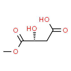 ChemSpider 2D Image | (3R)-3-Hydroxy-4-methoxy-4-oxobutanoic acid | C5H8O5