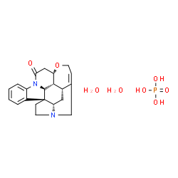 ChemSpider 2D Image | STRYCHNINE PHOSPHATE DIHYDRATE | C21H29N2O8P