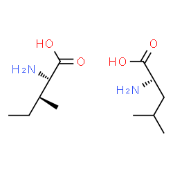 ChemSpider 2D Image | D-Leucine - L-isoleucine (1:1) | C12H26N2O4