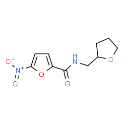 ChemSpider 2D Image | 5-Nitro-N-(tetrahydro-2-furanylmethyl)-2-furamide | C10H12N2O5