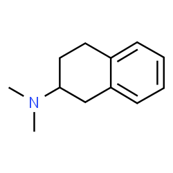 ChemSpider 2D Image | N,N-Dimethyl-1,2,3,4-tetrahydro-2-naphthalenamine | C12H17N