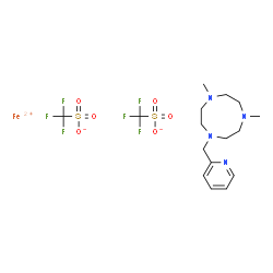 ChemSpider 2D Image | [FeII(CF3SO3)2(Me,HPytacn)] | C16H24F6FeN4O6S2
