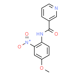 ChemSpider 2D Image | N-(4-Methoxy-2-nitrophenyl)nicotinamide | C13H11N3O4