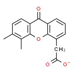 ChemSpider 2D Image | (5,6-Dimethyl-9-oxo-9H-xanthen-4-yl)acetate | C17H13O4