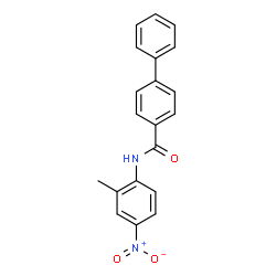 ChemSpider 2D Image | N-(2-Methyl-4-nitrophenyl)-4-biphenylcarboxamide | C20H16N2O3