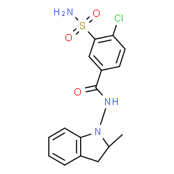 ChemSpider 2D Image | (S)-indapamide | C16H16ClN3O3S