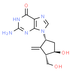 ChemSpider 2D Image | (1r, 3s, 4r)-ent-entecavir | C12H15N5O3