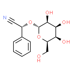 ChemSpider 2D Image | (Hexopyranosyloxy)(phenyl)acetonitrile | C14H17NO6