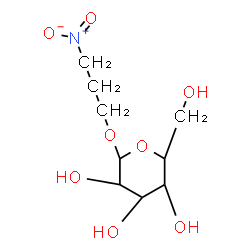 ChemSpider 2D Image | 3-Nitropropyl hexopyranoside | C9H17NO8