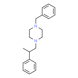 ChemSpider 2D Image | 1-Benzyl-4-(2-phenylpropyl)piperazine | C20H26N2