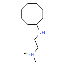 ChemSpider 2D Image | N'-Cyclooctyl-N,N-dimethyl-1,2-ethanediamine | C12H26N2
