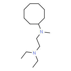 ChemSpider 2D Image | N-Cyclooctyl-N',N'-diethyl-N-methyl-1,2-ethanediamine | C15H32N2