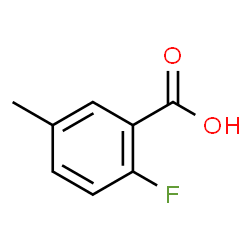 ChemSpider 2D Image | 2-Fluoro-5-methylbenzoic acid | C8H7FO2