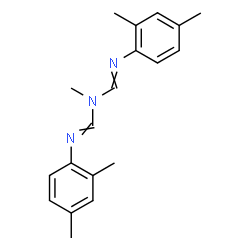 ChemSpider 2D Image | Amitraz | C19H23N3