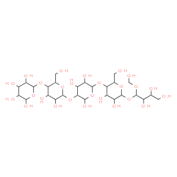ChemSpider 2D Image | 6-{[6-{[6-({4,5-Dihydroxy-2-(hydroxymethyl)-6-[2,3,4-trihydroxy-1-(hydroxymethoxy)butoxy]tetrahydro-2H-pyran-3-yl}oxy)-2,4,5-trihydroxytetrahydro-2H-pyran-3-yl]oxy}-4,5-dihydroxy-2-(hydroxymethyl)tetr
ahydro-2H-pyran-3-yl]oxy}tetrahydro-2H-pyran-2,3,4,5-tetrol | C27H48O26