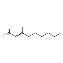 ChemSpider 2D Image | 3-Methyl-2-nonenoic acid | C10H18O2