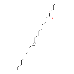 ChemSpider 2D Image | Isobutyl 8-(3-octyl-2-oxiranyl)octanoate | C22H42O3