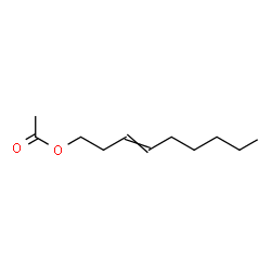 ChemSpider 2D Image | 3-nonenyl acetate | C11H20O2
