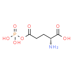 ChemSpider 2D Image | D-gamma-glutamyl phosphate | C5H10NO7P
