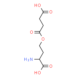 ChemSpider 2D Image | O-(3-Carboxypropanoyl)homoserine | C8H13NO6