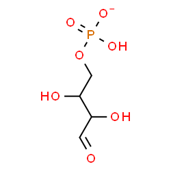 ChemSpider 2D Image | 2,3-Dihydroxy-4-oxobutyl hydrogen phosphate | C4H8O7P