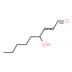 ChemSpider 2D Image | 4-Hydroxy-2-nonenal | C9H16O2