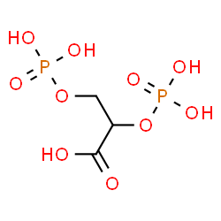 ChemSpider 2D Image | 2,3-Bis(phosphonooxy)propanoic acid | C3H8O10P2