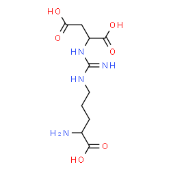 ChemSpider 2D Image | N-[N-(4-Amino-4-carboxybutyl)carbamimidoyl]aspartic acid | C10H18N4O6