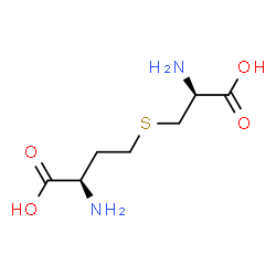 ChemSpider 2D Image | S-[(2S)-2-Amino-2-carboxyethyl]-D-homocysteine | C7H14N2O4S