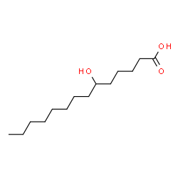 ChemSpider 2D Image | 6-Hydroxytetradecanoic acid | C14H28O3