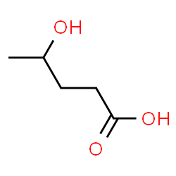 ChemSpider 2D Image | 4-Hydroxypentanoic acid | C5H10O3