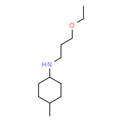 ChemSpider 2D Image | N-(3-Ethoxypropyl)-4-methylcyclohexanamine | C12H25NO