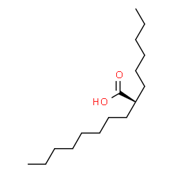 ChemSpider 2D Image | (2S)-2-Hexyldecanoic acid | C16H32O2
