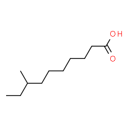 ChemSpider 2D Image | 8-Methyldecanoic acid | C11H22O2