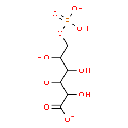 ChemSpider 2D Image | 6-O-Phosphonohexonate | C6H12O10P
