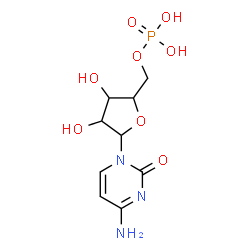 ChemSpider 2D Image | CYTOSINE ARABINOSE-5'-PHOSPHATE | C9H14N3O8P