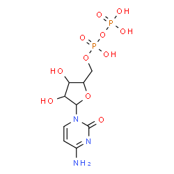 ChemSpider 2D Image | Cytidine-5'-diphosphate | C9H15N3O11P2