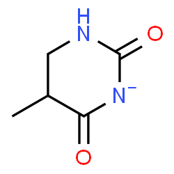 ChemSpider 2D Image | 5-Methyl-2,6-dioxotetrahydro-2H-pyrimidin-1-ide | C5H7N2O2
