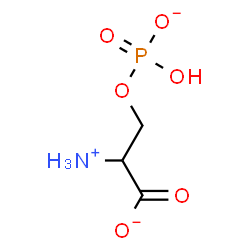 ChemSpider 2D Image | 2-Ammonio-3-[(hydroxyphosphinato)oxy]propanoate | C3H7NO6P