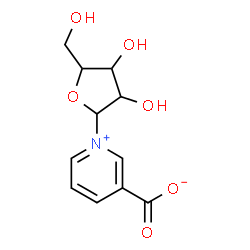 ChemSpider 2D Image | 1-Pentofuranosyl-3-pyridiniumcarboxylate | C11H13NO6