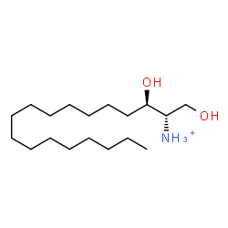 ChemSpider 2D Image | (2S,3R)-1,3-Dihydroxy-2-octadecanaminium | C18H40NO2