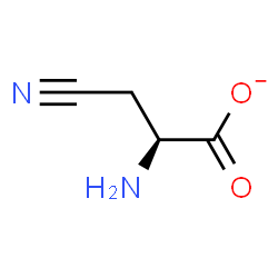 ChemSpider 2D Image | (2S)-2-Amino-3-cyanopropanoatato(4-) | C4H5N2O2